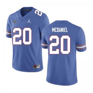 Men's Florida Gators #20 Mordecai McDaniel NCAA Nike Blue Authentic Stitched College Football Jersey QLY2062HJ